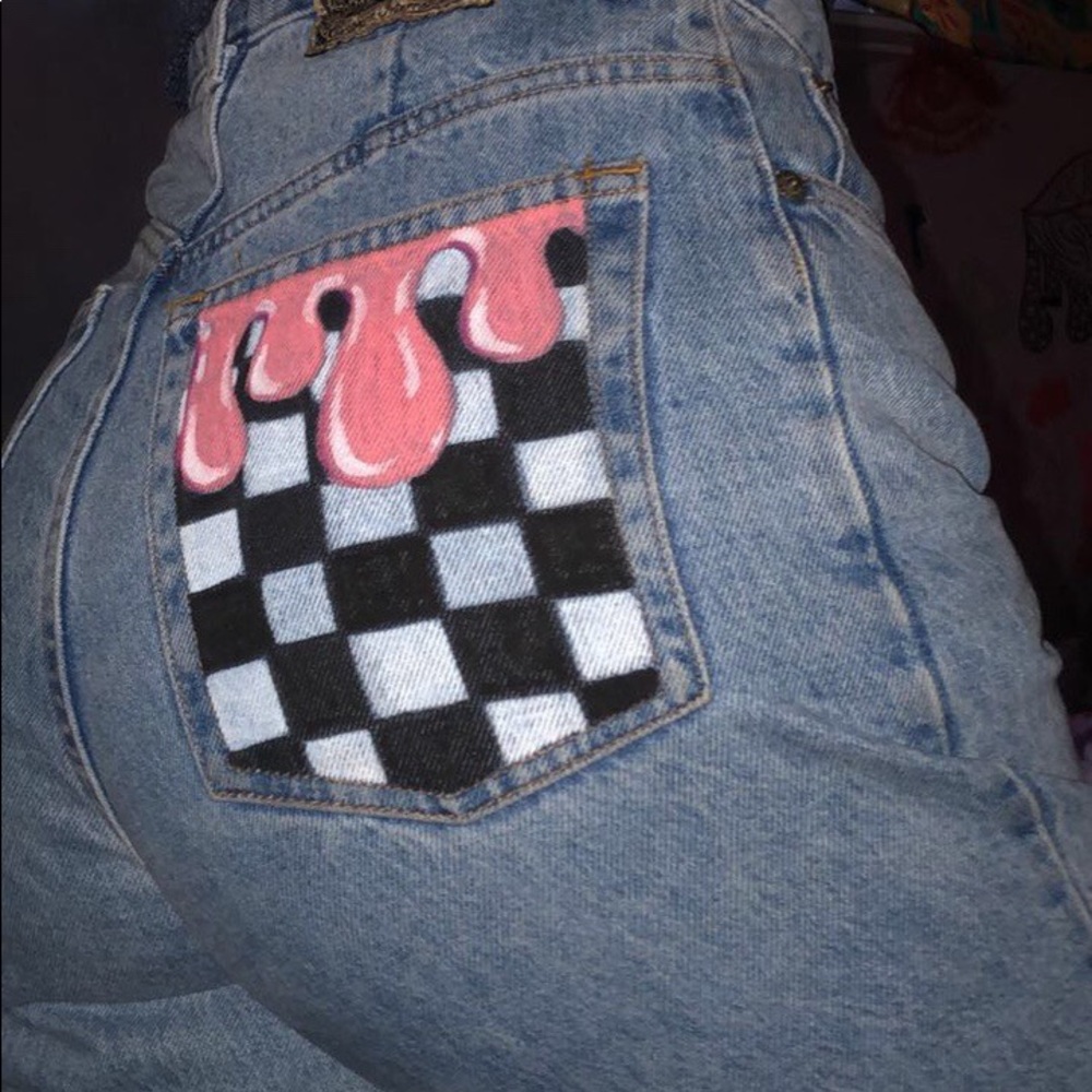 custom jeans😋